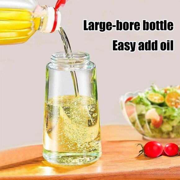 16oz Olive Oil Dispenser Bottle 2 in 1 Sprayer Pourer Glass for Kitchen Cooking - Picture 7 of 11